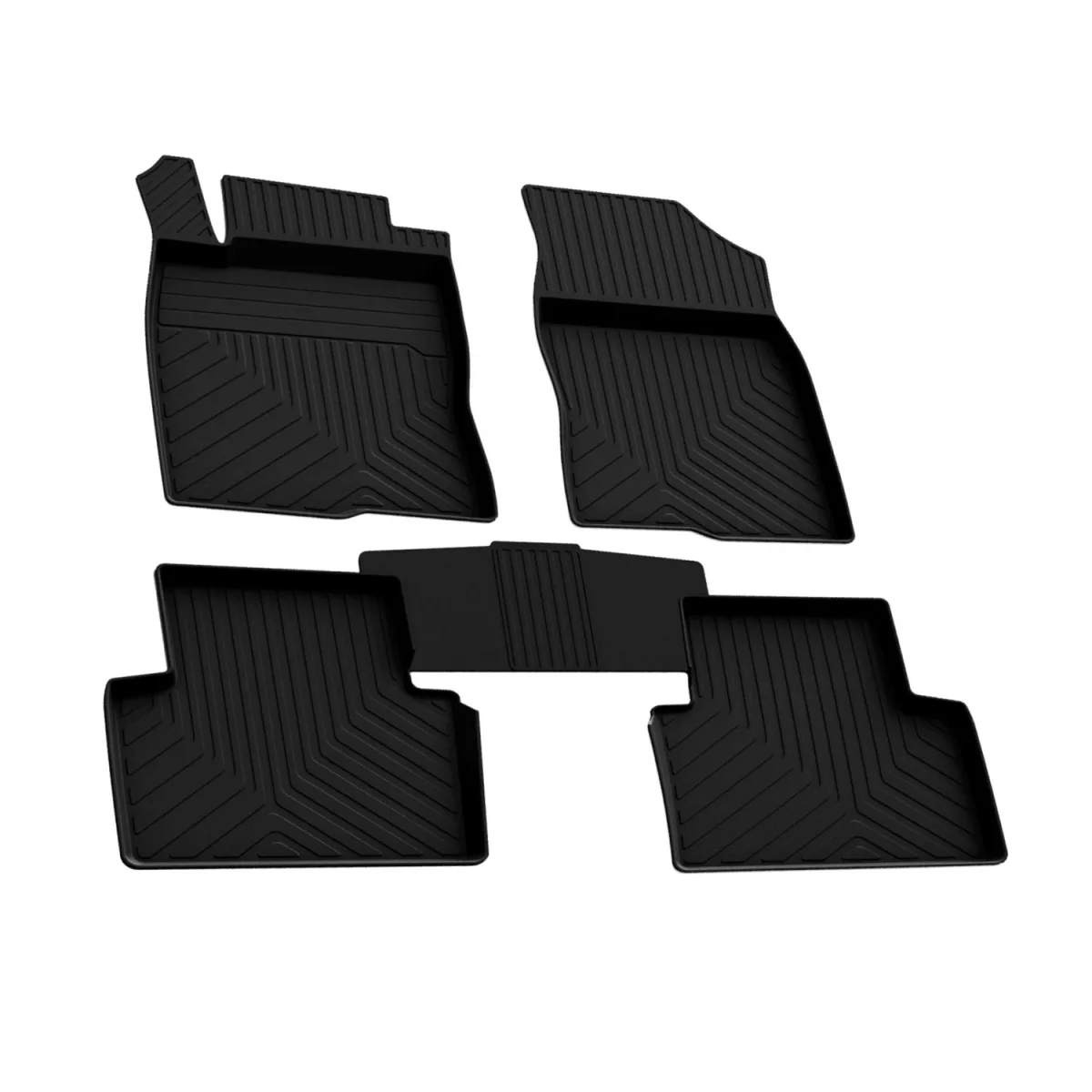 Honda Civic Floor Mats - Omac - Rubber 4 Pcs - Black - 2016
